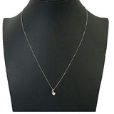 【jt093】 ネックレス Pt850 プラチナ ピンクダイヤモンド 0.216ct/0.01ct 未使用【中古】レディース