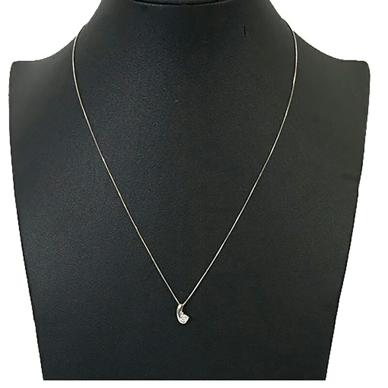 【jt093】 ネックレス Pt850 プラチナ ピンクダイヤモンド 0.216ct/0.01ct 未使用【中古】レディース