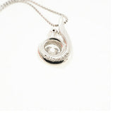 【jt095】 ネックレス Pt850 プラチナ Pt900 プラチナ ダイヤモンド 0.302ct/0.01ct 未使用【中古】レディース