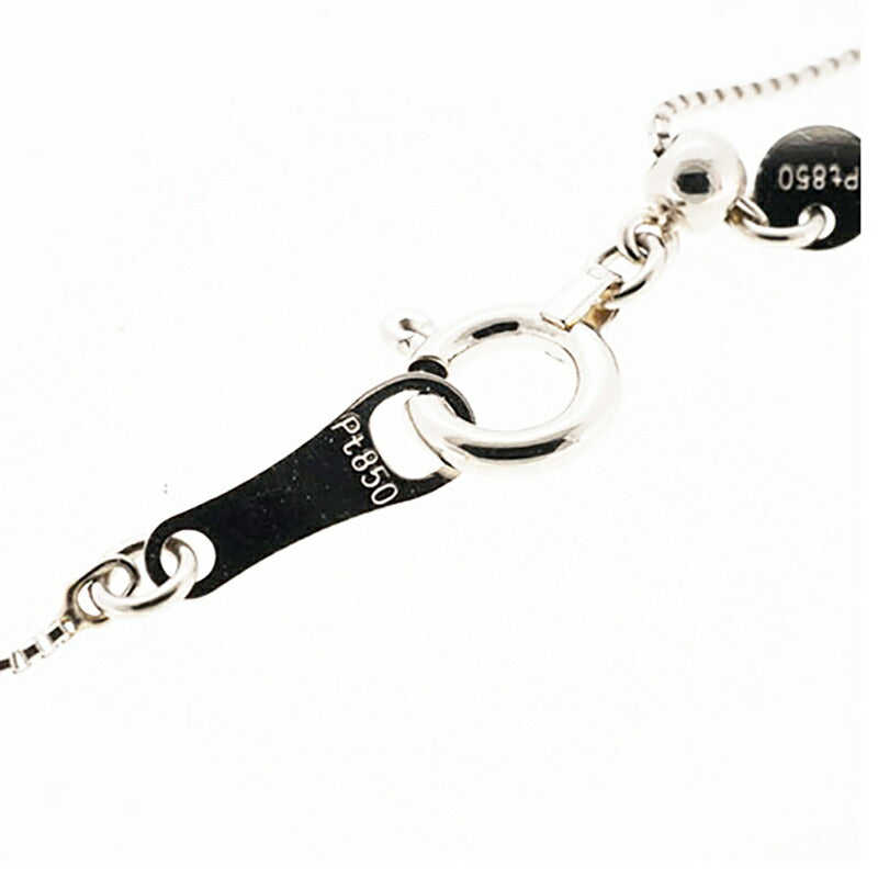 【jt100】 ネックレス Pt850 プラチナ ダイヤモンド 0.01ct 未使用【中古】レディース