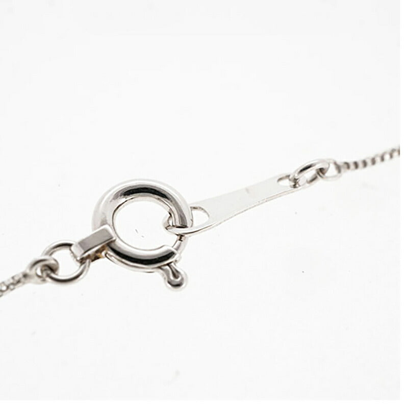【ju110】 ネックレス K18WG ホワイトゴールド ダイヤモンド 0.10ct 未使用【中古】レディース