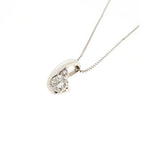 【ju145】 ネックレス Pt850 プラチナ ダイヤモンド 0.228ct/0.01ct 未使用【中古】レディース