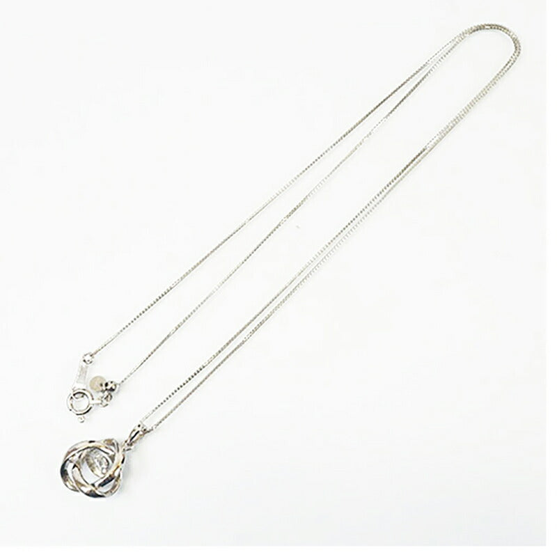 【ju148】 ネックレス Pt850 プラチナ Pt900 プラチナ ダイヤモンド 0.183ct 未使用【中古】レディース