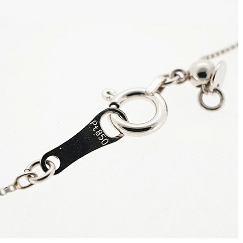 【ju148】 ネックレス Pt850 プラチナ Pt900 プラチナ ダイヤモンド 0.183ct 未使用【中古】レディース