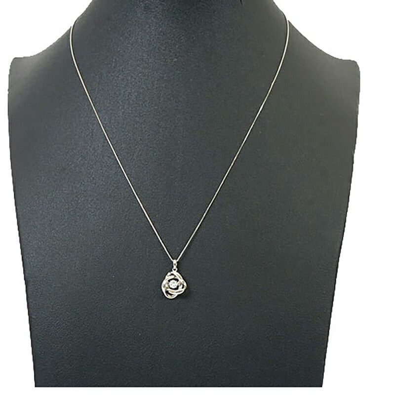 【ju148】 ネックレス Pt850 プラチナ Pt900 プラチナ ダイヤモンド 0.183ct 未使用【中古】レディース