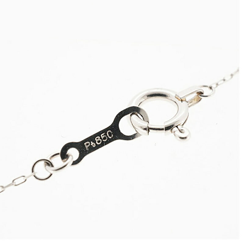 【ju177】 ネックレス Pt900 プラチナ ダイヤモンド 0.10ct 未使用【中古】レディース