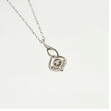 【ju178】 ネックレス Pt850 プラチナ Pt900 プラチナ ダイヤモンド 0.10ct【中古】レディース