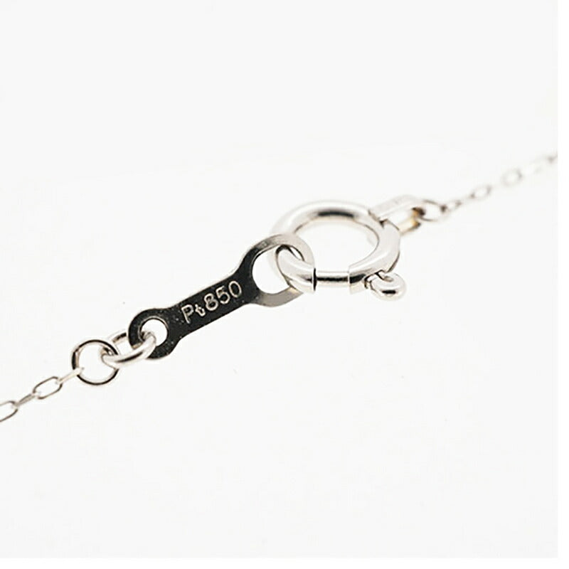 【ju178】 ネックレス Pt850 プラチナ Pt900 プラチナ ダイヤモンド 0.10ct【中古】レディース