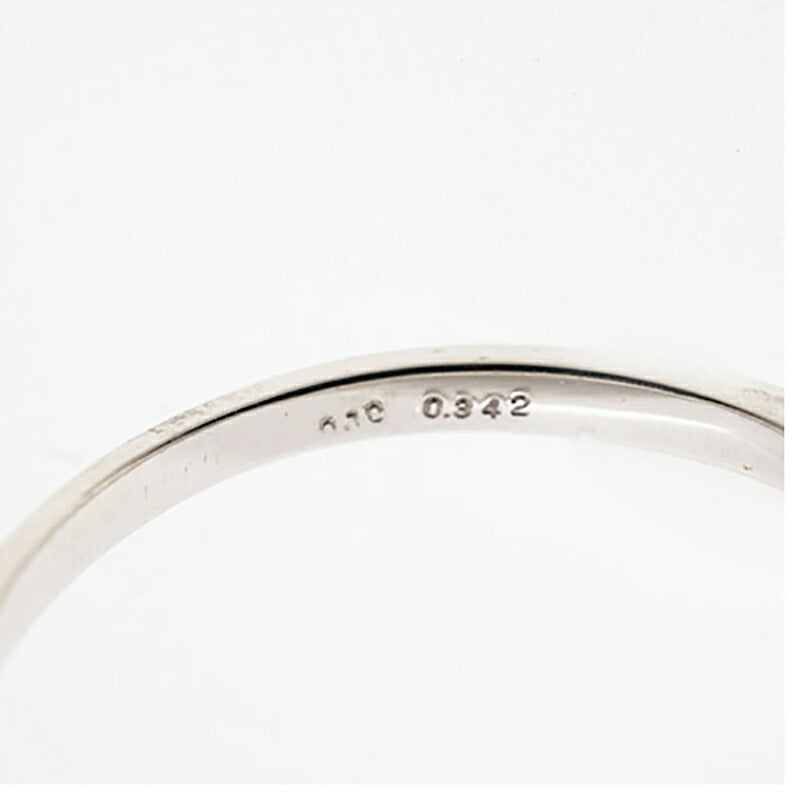 【ju184】 リング 一粒ダイヤ Pt900 プラチナ ダイヤモンド 0.342ct 11号 未使用【中古】レディース