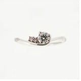 【ju187】 リング 一粒ダイヤ Pt900 プラチナ ダイヤモンド 0.218ct 10号 未使用【中古】レディース