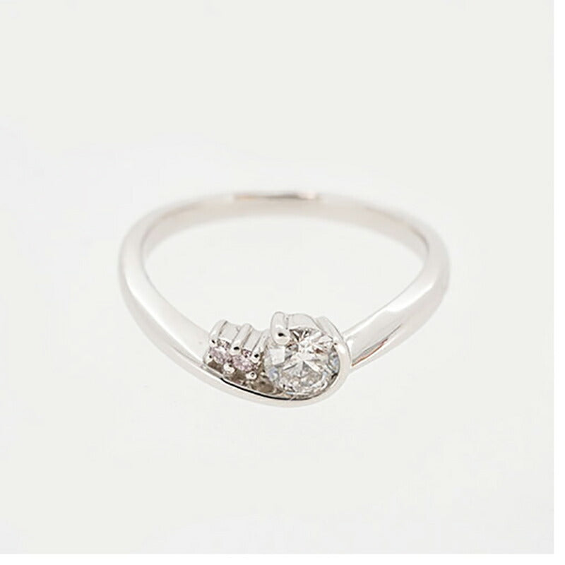 【ju187】 リング 一粒ダイヤ Pt900 プラチナ ダイヤモンド 0.218ct 10号 未使用【中古】レディース