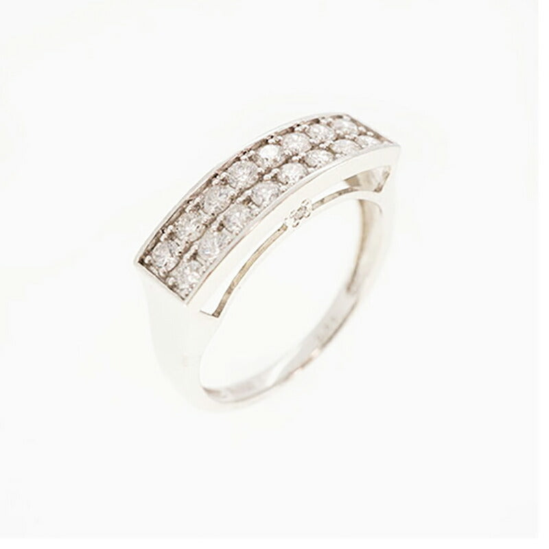 【ju194】 リング Pt900 プラチナ ダイヤモンド 0.5ct 11.5号 未使用【中古】レディース