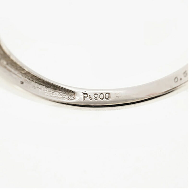 【ju194】 リング Pt900 プラチナ ダイヤモンド 0.5ct 11.5号 未使用【中古】レディース