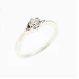 【ju200】 リング Pt900 プラチナ ピンクダイヤモンド ダイヤモンド 0.23ct/0.02ct 10.5号 未使用【中古】レディース