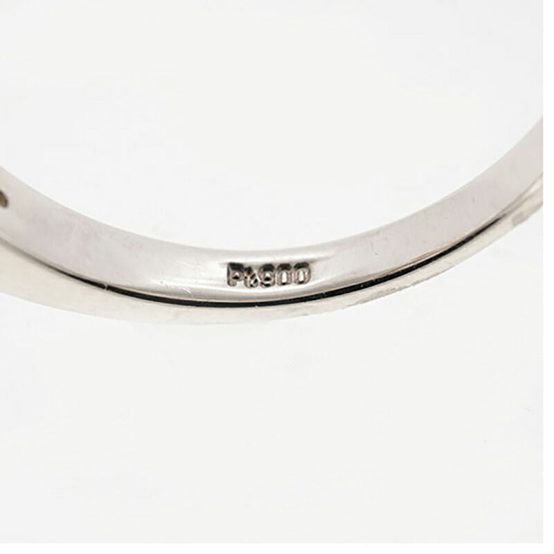 【ju206】 リング Pt900 プラチナ ダイヤモンド 0.5ct/0.34ct 11.5号 未使用【中古】レディース