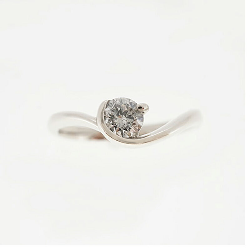 【ju227】 リング 一粒ダイヤ Pt900 プラチナ ダイヤモンド 0.3ct 11号 未使用【中古】レディース