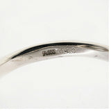 【ju279】 リング Pt900 プラチナ ブルーダイヤモンド ダイヤモンド 0.4ct/0.12ct 12号 未使用【中古】レディース