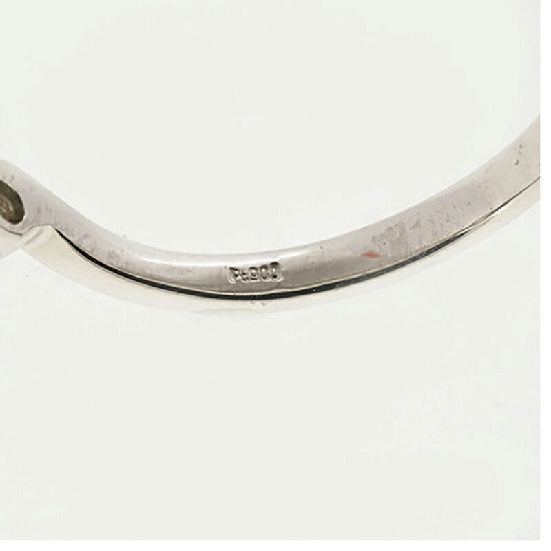 【ju286】 リング Pt900 プラチナ ダイヤモンド 0.329ct/0.100ct 12号 未使用【中古】レディース