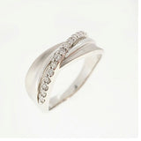【ju289】 リング Pt950 プラチナ ダイヤモンド 0.18ct 13号 未使用【中古】レディース