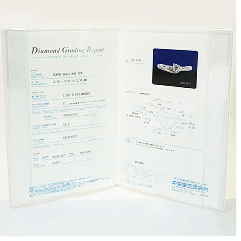 【ju324】 リング Pt900 プラチナ ピンクダイヤモンド ダイヤモンド 0.207ct/0.018ct 10.5号 未使用【中古】レディース