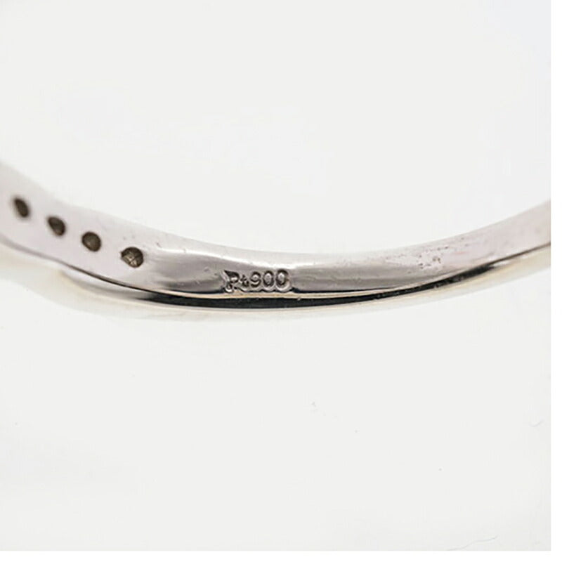 【ju326】 リング Pt900 プラチナ ダイヤモンド 0.200ct/0.15ct 10号 未使用【中古】レディース
