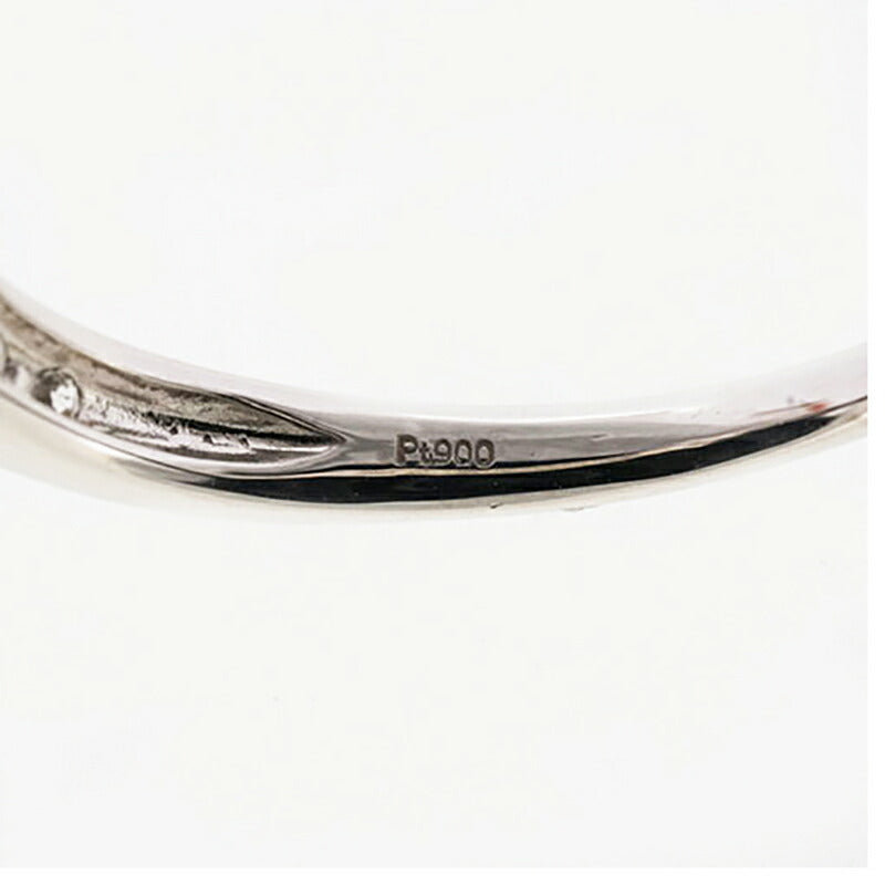 【ju330】 リング Pt900 プラチナ ダイヤモンド 0.302ct/0.100ct 11.5号 未使用【中古】レディース