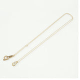【jv399】 ネックレス K10YG イエローゴールド ダイヤモンド 0.02ct 未使用【中古】レディース