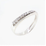 【jv403】 リング Pt900 プラチナ ダイヤモンド 0.17ct 10号 未使用【中古】レディース