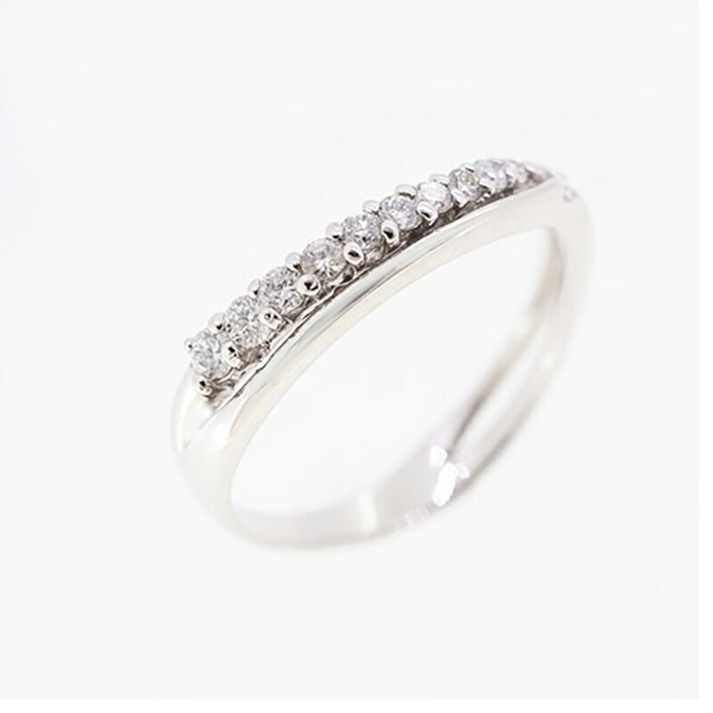 【jv403】 リング Pt900 プラチナ ダイヤモンド 0.17ct 10号 未使用【中古】レディース