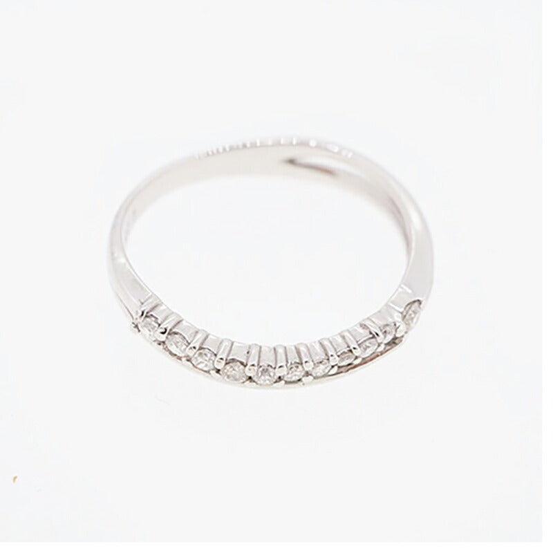 【jv403】 リング Pt900 プラチナ ダイヤモンド 0.17ct 10号 未使用【中古】レディース