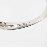 【jv403】 リング Pt900 プラチナ ダイヤモンド 0.17ct 10号 未使用【中古】レディース
