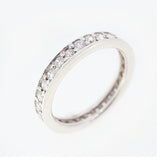 【jv432】 リング Pt900 プラチナ ダイヤモンド 1ct 13号 未使用【中古】レディース