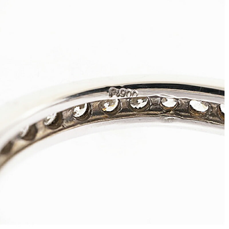 【jv432】 リング Pt900 プラチナ ダイヤモンド 1ct 13号 未使用【中古】レディース