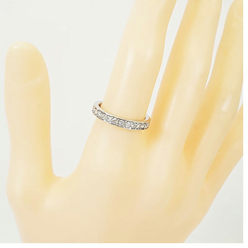 【jv432】 リング Pt900 プラチナ ダイヤモンド 1ct 13号 未使用【中古】レディース
