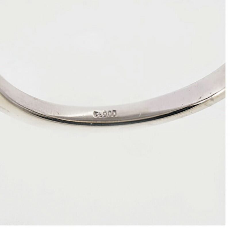 【jv444】 リング Pt900 プラチナ ダイヤモンド 0.3ct/0.06ct 11号 未使用【中古】レディース