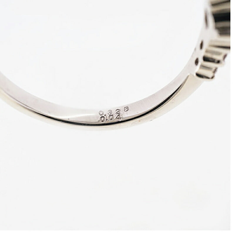 【jv447】 リング Pt900 プラチナ ピンクダイヤモンド ダイヤモンド 0.328ct/0.04ct 11号 未使用【中古】レディース