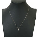 【jv456】 ネックレス Pt850 プラチナ Pt900 プラチナ ダイヤモンド 0.195ct/0.006ct 未使用【中古】レディース
