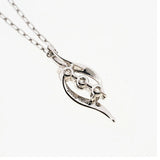 【jv457】 ネックレス Pt950 プラチナ ダイヤモンド 0.1ct 未使用【中古】レディース