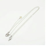 【jv457】 ネックレス Pt950 プラチナ ダイヤモンド 0.1ct 未使用【中古】レディース