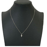 【jv457】 ネックレス Pt950 プラチナ ダイヤモンド 0.1ct 未使用【中古】レディース