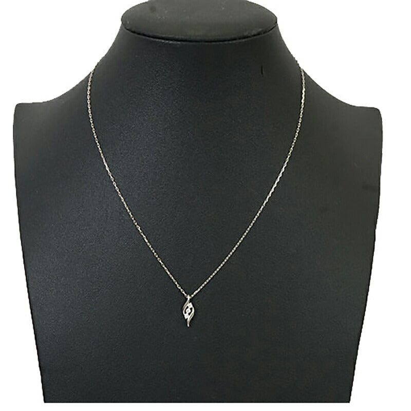 【jv457】 ネックレス Pt950 プラチナ ダイヤモンド 0.1ct 未使用【中古】レディース