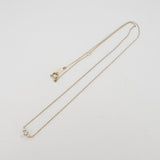 【jv462】 ネックレス K10YG イエローゴールド ダイヤモンド 0.1ct 未使用【中古】レディース