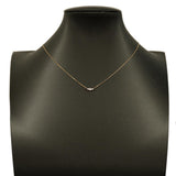 【jv462】 ネックレス K10YG イエローゴールド ダイヤモンド 0.1ct 未使用【中古】レディース