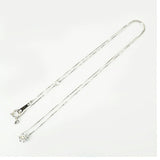 【jv496】 ネックレス 一粒ダイヤ K10WG ホワイトゴールド ダイヤモンド 0.2ct 未使用【中古】レディース