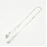 【jv498】 ネックレス K10WG ホワイトゴールド ダイヤモンド 0.2ct 未使用【中古】レディース