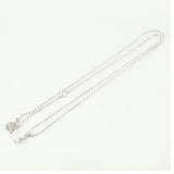 【jv523】 ネックレス K18WG ホワイトゴールド ダイヤモンド 0.15ct 未使用【中古】レディース