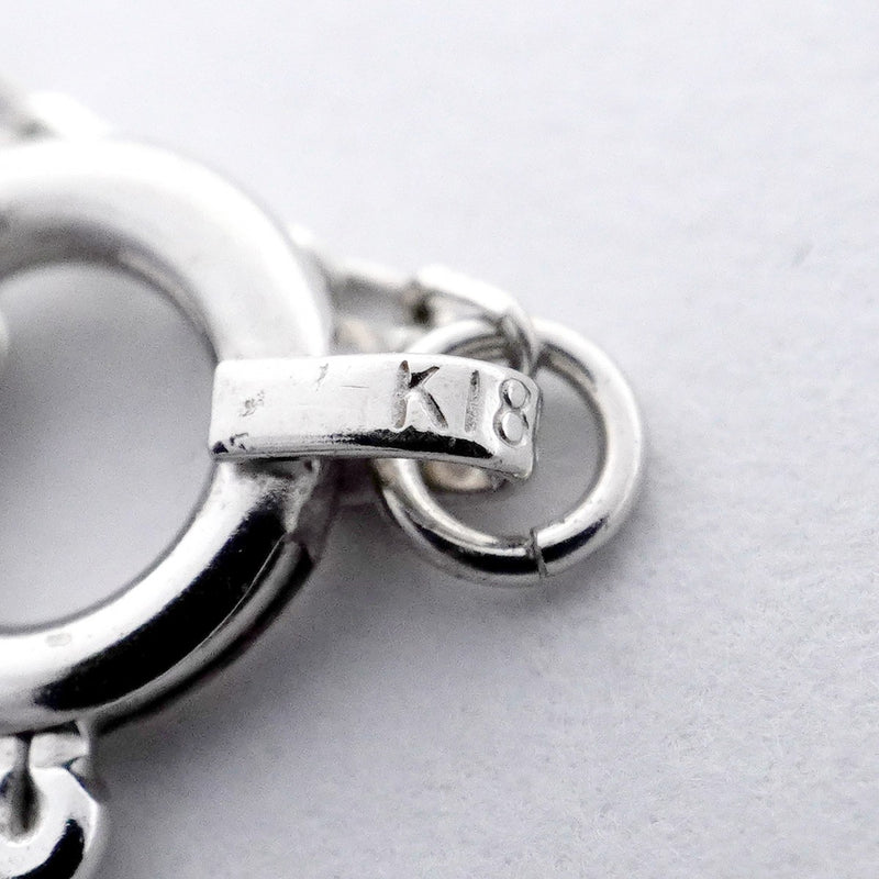 【ju169】 ネックレス クロスモチーフ K18WG ホワイトゴールド ダイヤモンド 0.3ct 未使用【中古】レディース