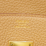 ★SALE【5aa0051-g】エルメス ハンドバッグ バーキン30 トゴ タバックキャメル ゴールド金具 □M刻印【中古】レディース