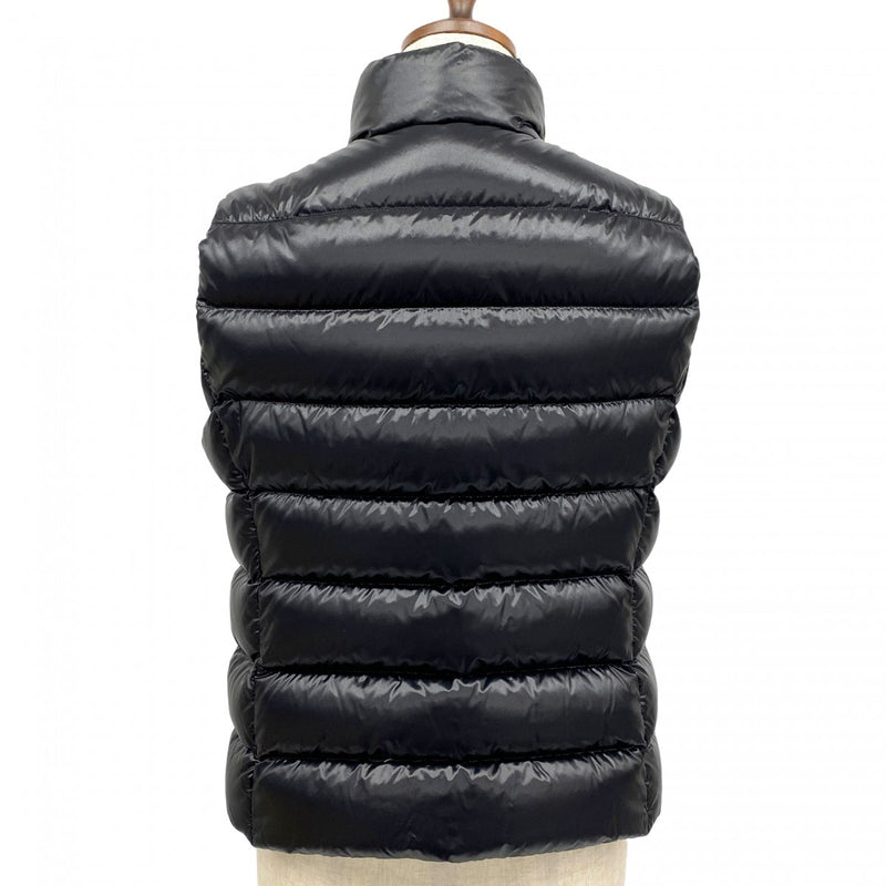 5apo0017】モンクレール ダウンベスト 2 ブラック ナイロン ダウン