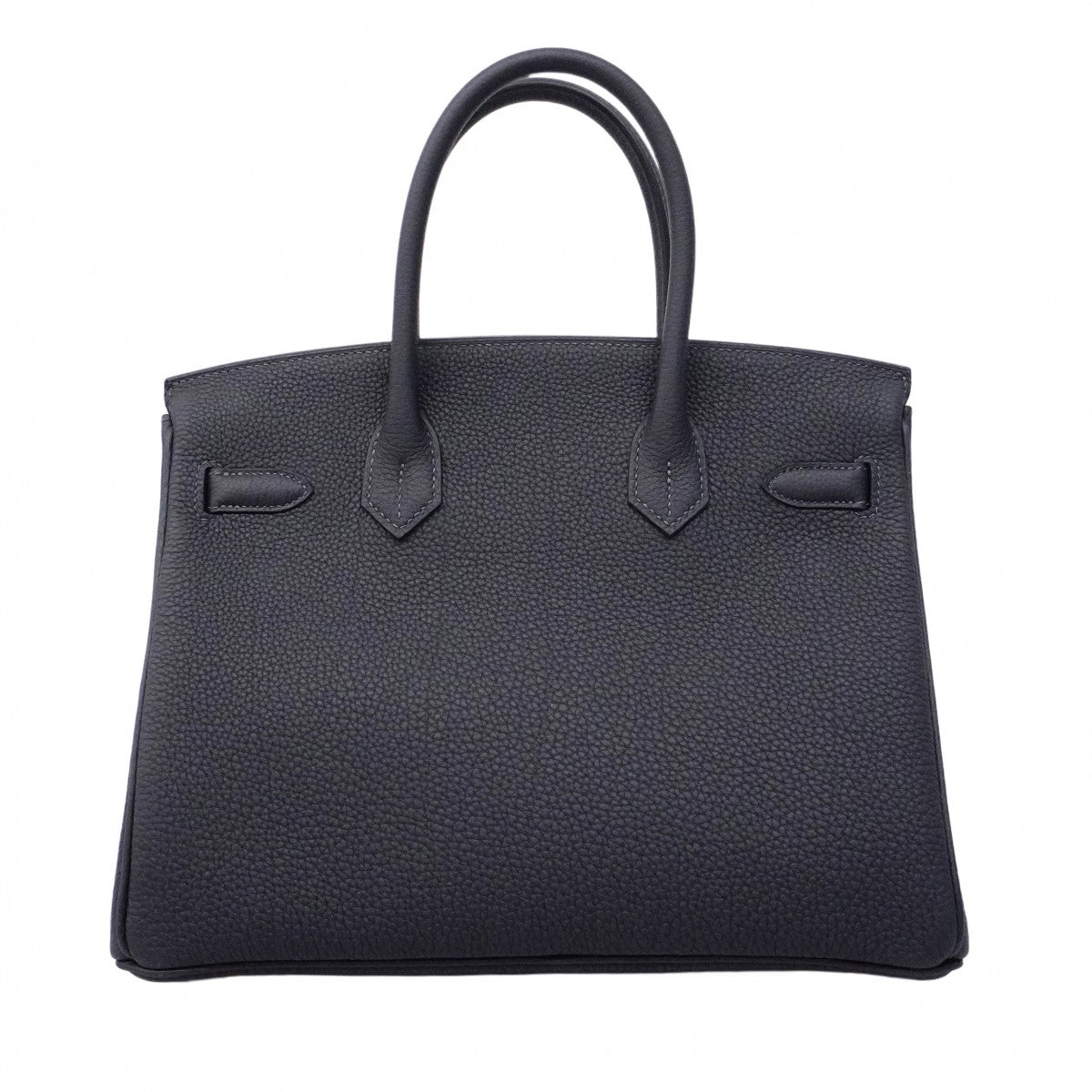 【5db1946-g】エルメス ハンドバッグ バーキン30 トゴ ブルーニュイ ゴールド金具 W刻印【中古】レディース